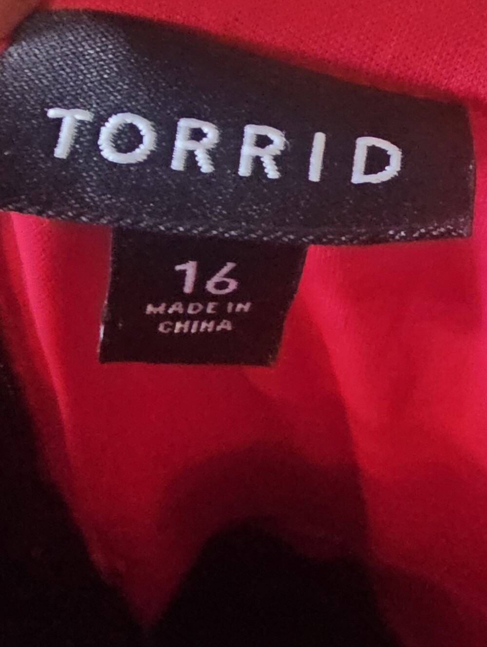 Torrid Red Polka Dot & Black Sleeveless Dress - Picture 5 of 5